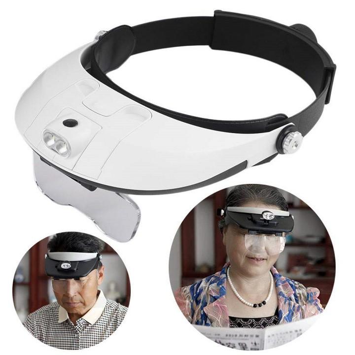 Kính lúp đeo đầu có đèn 81001-G