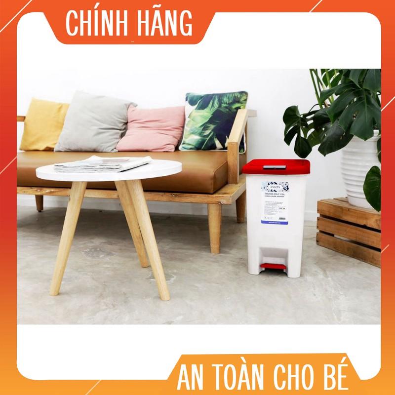 Thùng rác đạp chữ nhật Inochi 20L (tiêu chuẩn Nhật Bản)