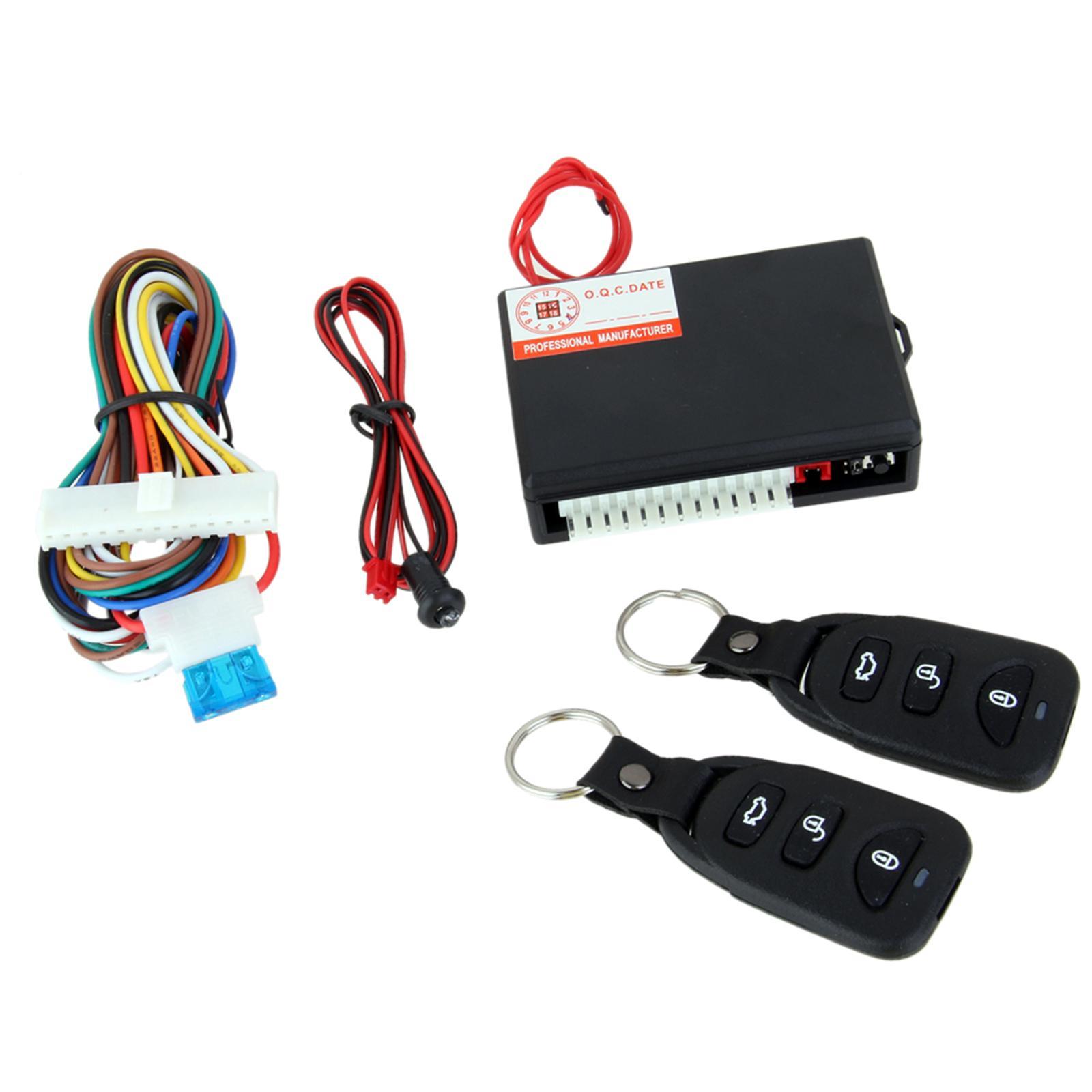 Car Remote Central Kit Door Lock Vehicle Entry System Set