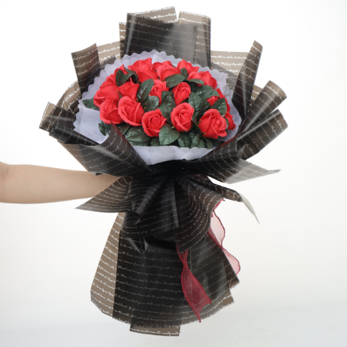 Bó 20 bông hoa hồng sáp đỏ