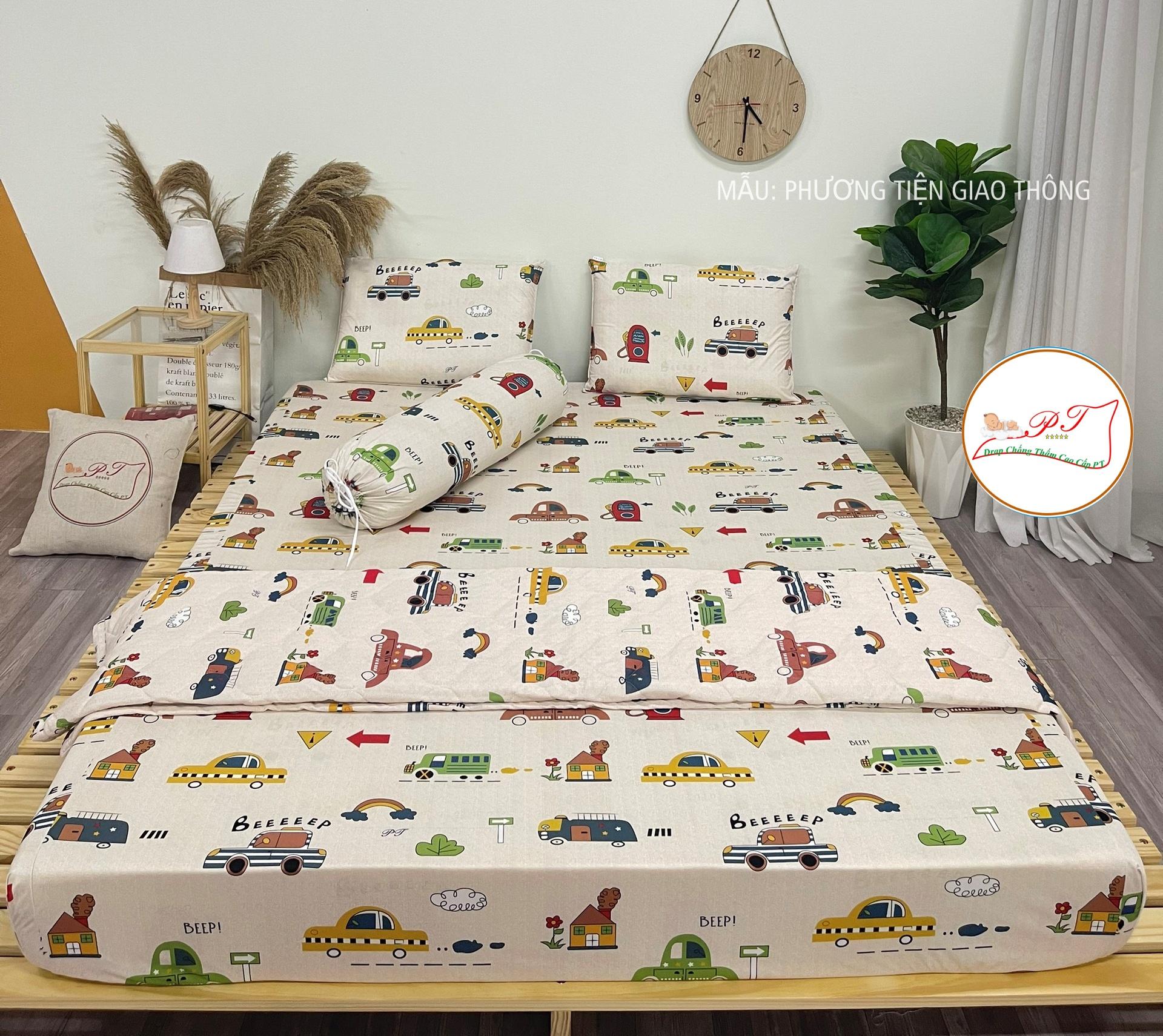 Ga Chống Thấm Cao Cấp PT Mẫu Họa Tiết Phương Tiện Giao Thông