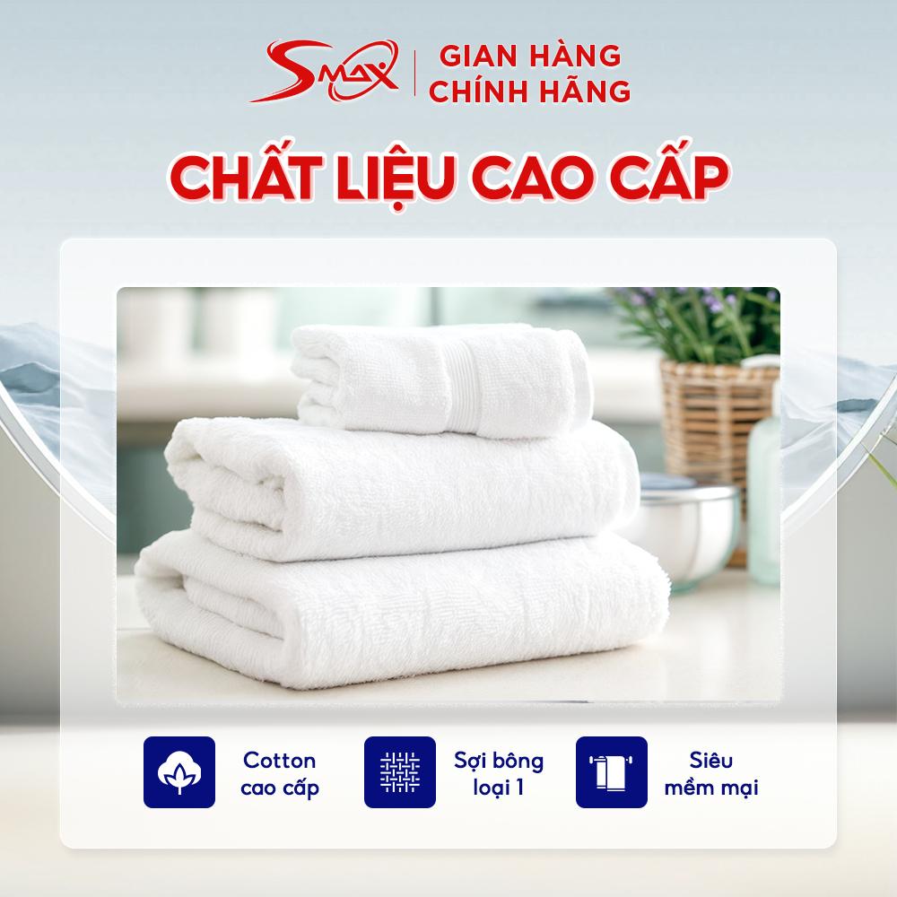 Combo 3 Khăn: Khăn Tắm 60cmx120cm-Khăn Gội 50x100cm-Khăn Mặt 30x50cm Cotton Chất Liệu Cao Cấp, Thấm Hút Tốt