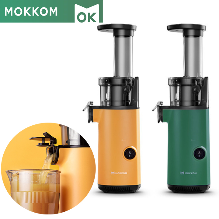 Máy ép trái cây tốc độ chậm cầm tay Mokkom MK-SJ001-Hàng chính hãng