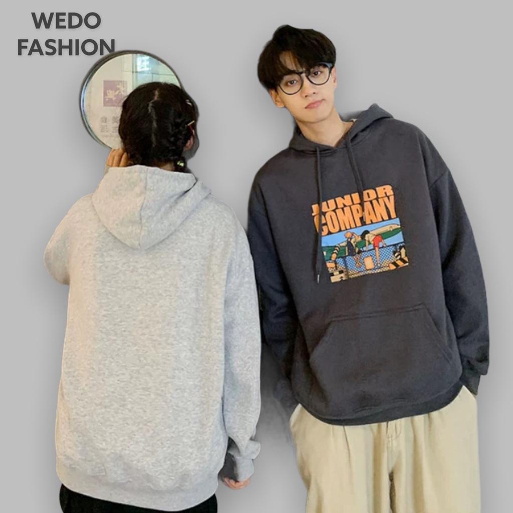 Áo Hoodie nam nữ JUNIOR, chất nỉ dày dặn cực xịn cực ấm cực xinh
