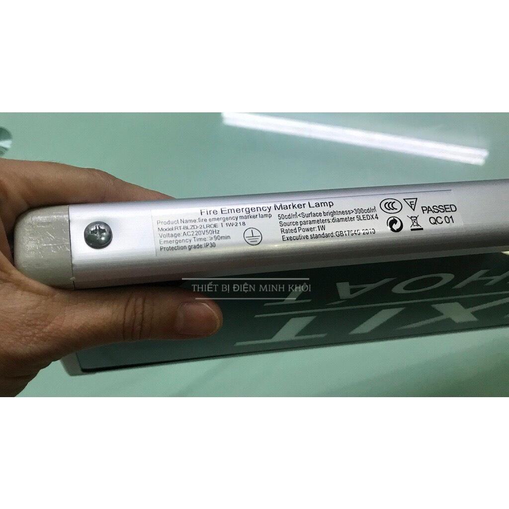 Đèn Exit Thoát Hiểm 2 mặt và 1 mặt, Đèn Led Dạ Quang, biến exit thoát hiểm giá rẻ,biển báo đèn dạ quang