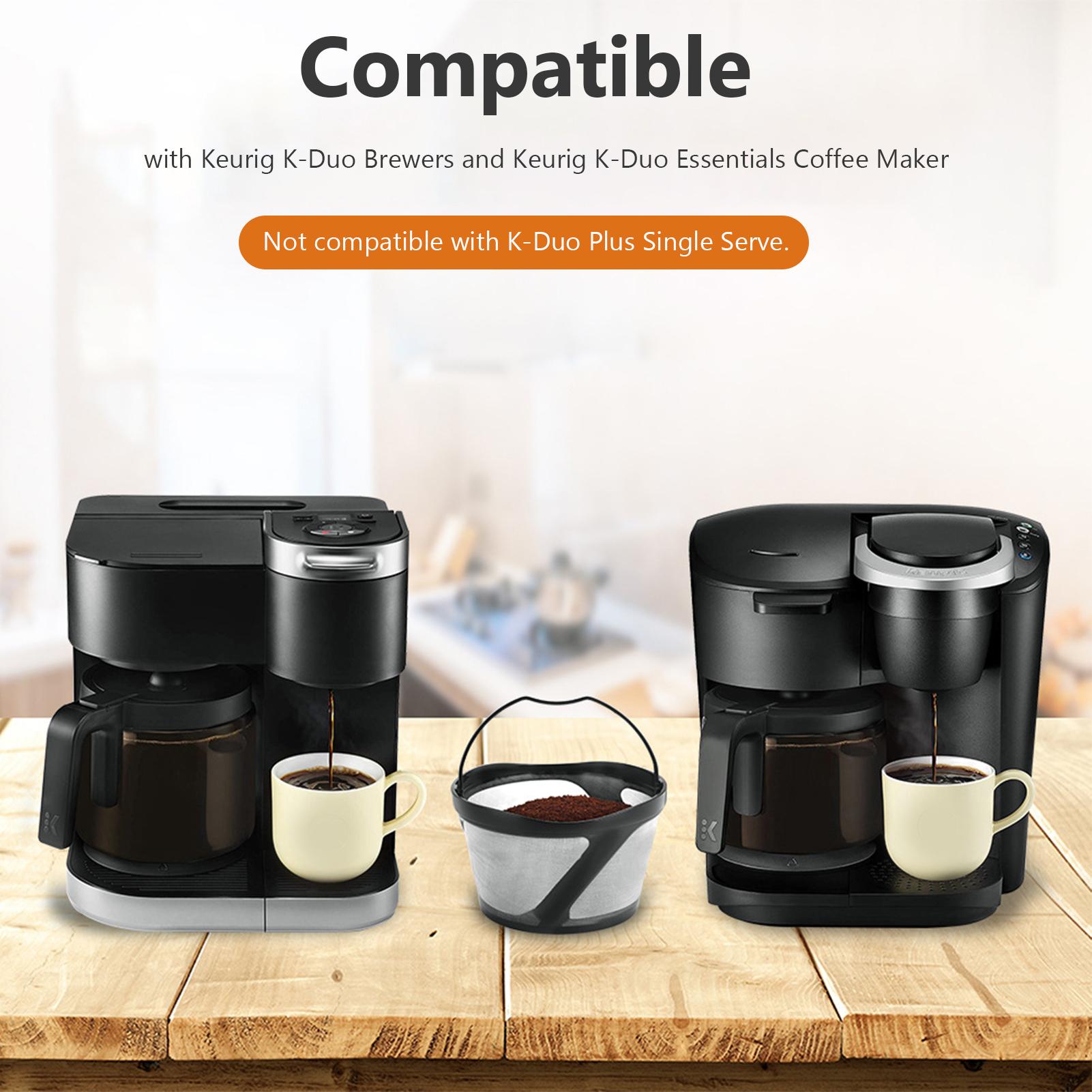 Giỏ lưới lọc cà phê, tương thích với máy Keurig K-Duo Brewers và Keurig K-Duo Essentials