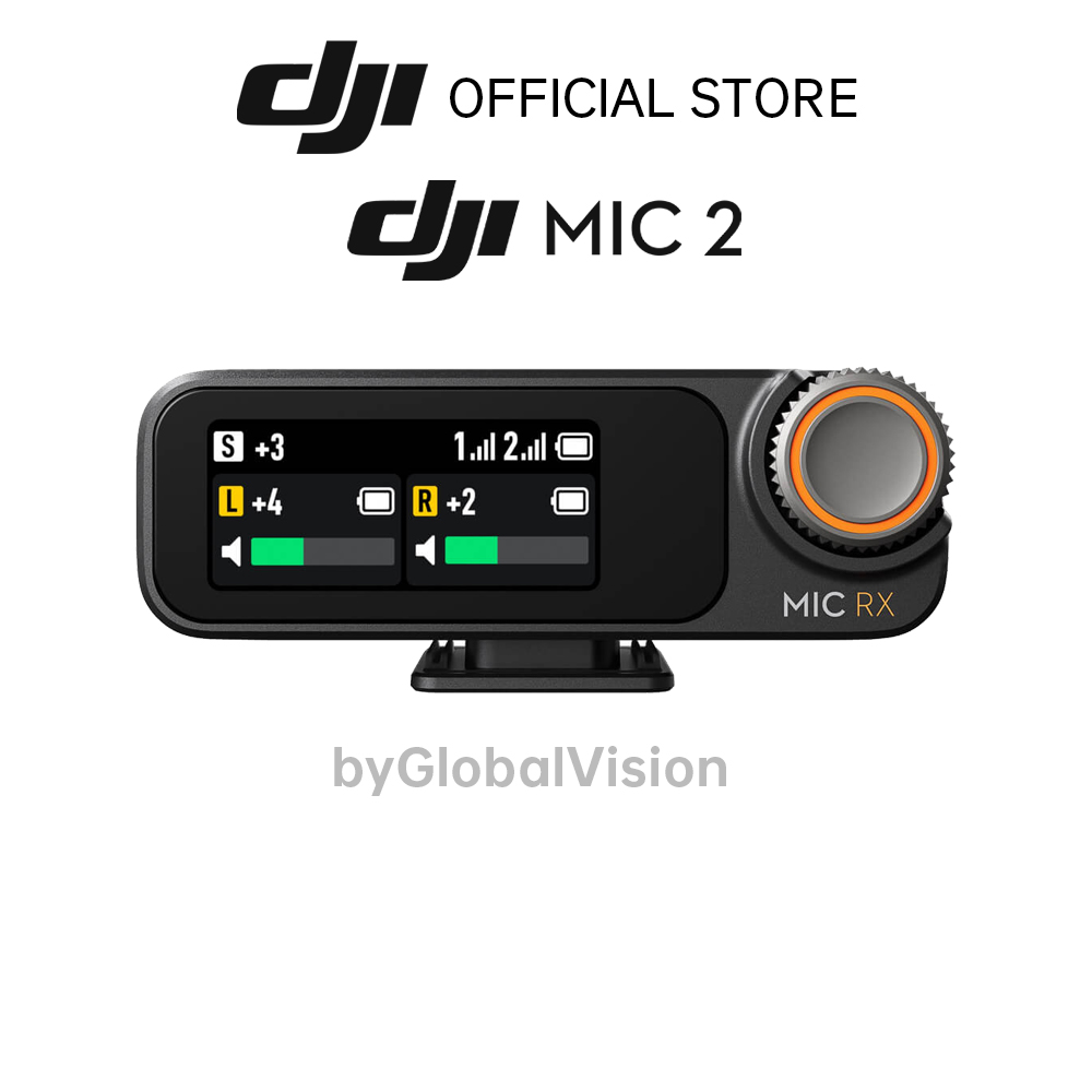 DJI Mic 2 - Bộ micro không dây khử ồn mạnh mẽ, chất âm vượt trội (DJI Mic 2) - Hàng chính hãng