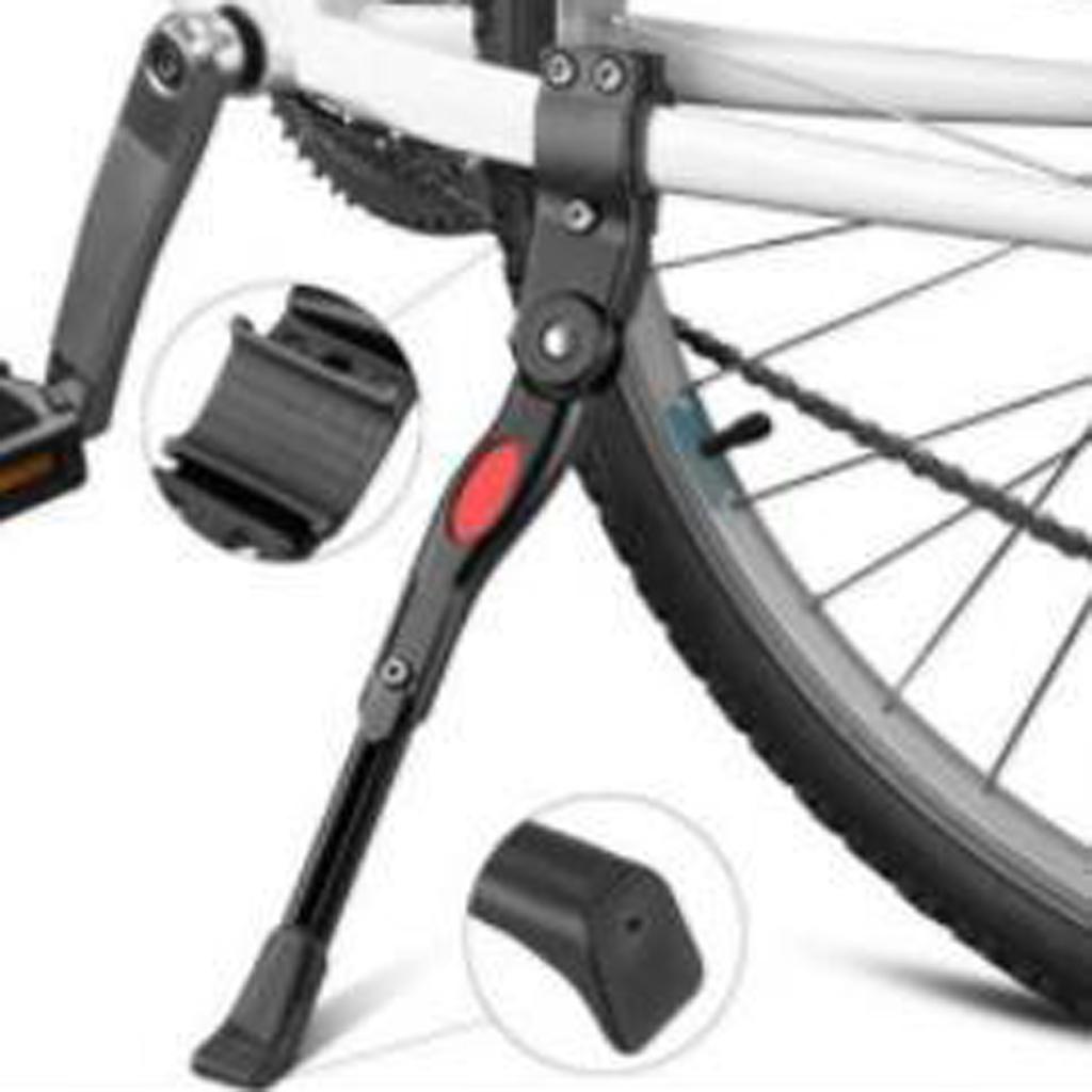 2Pcs Bicycle Kickstands Mountain Road Bike Stand Rack for 22-27'' Wheel Size