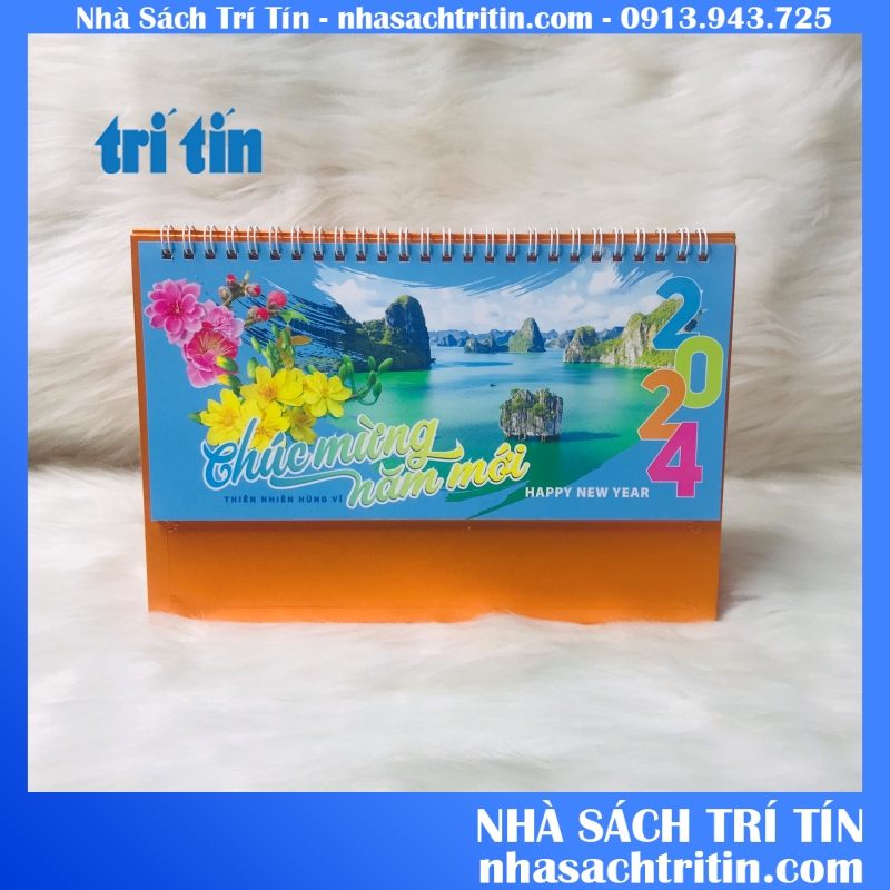 LỊCH ĐỂ BÀN 2024 - LỊCH BÀN CHỮ A khổ 16.6x23cm và khổ 24x16cm - NHIỀU MẪU