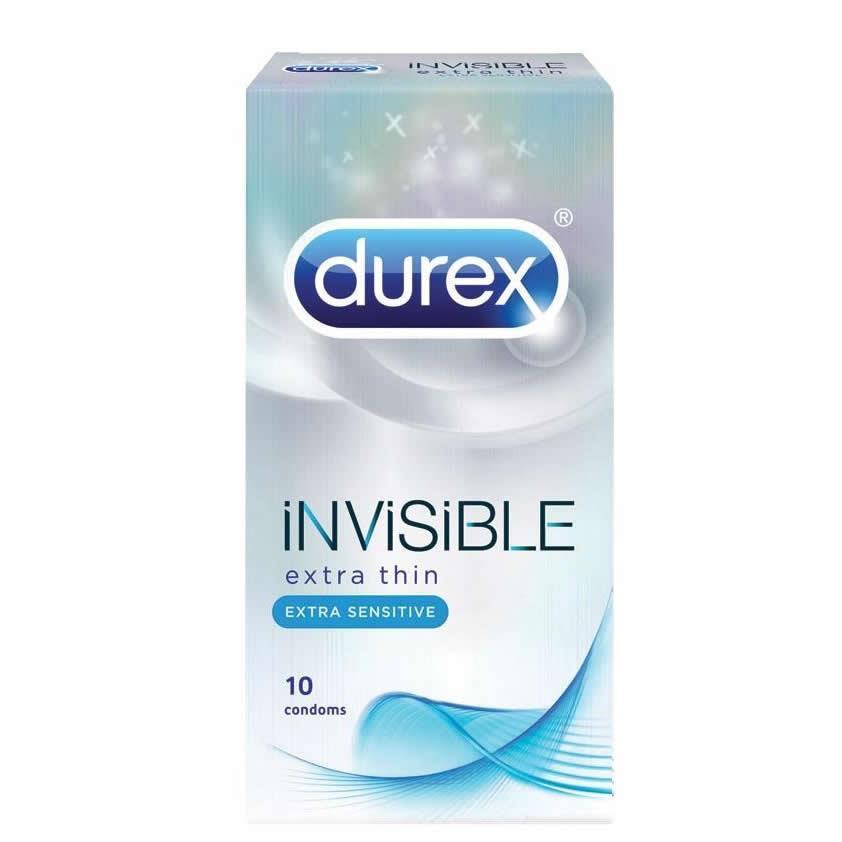 BAO CAO SU Durex Invisible Extra Thin, Extra Sensitive 10S