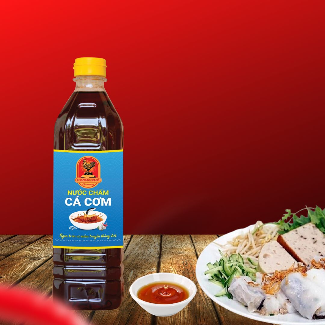 Nước chấm cá cơm Hương Phú | Nước chấm | nước mắm | 7 độ đạm| 1000ml | P10007