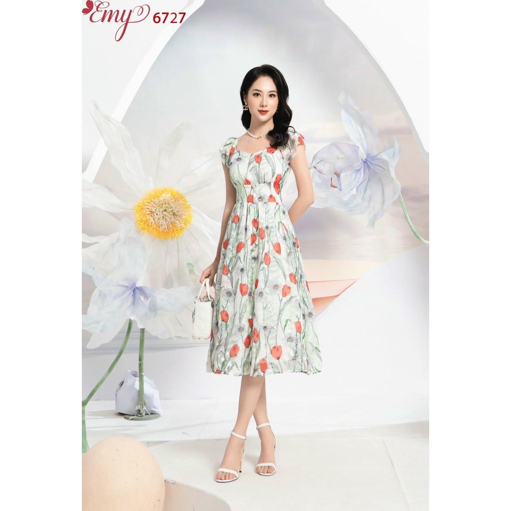 Đâm EMY EM6727 Midi Cổ Lục Giác