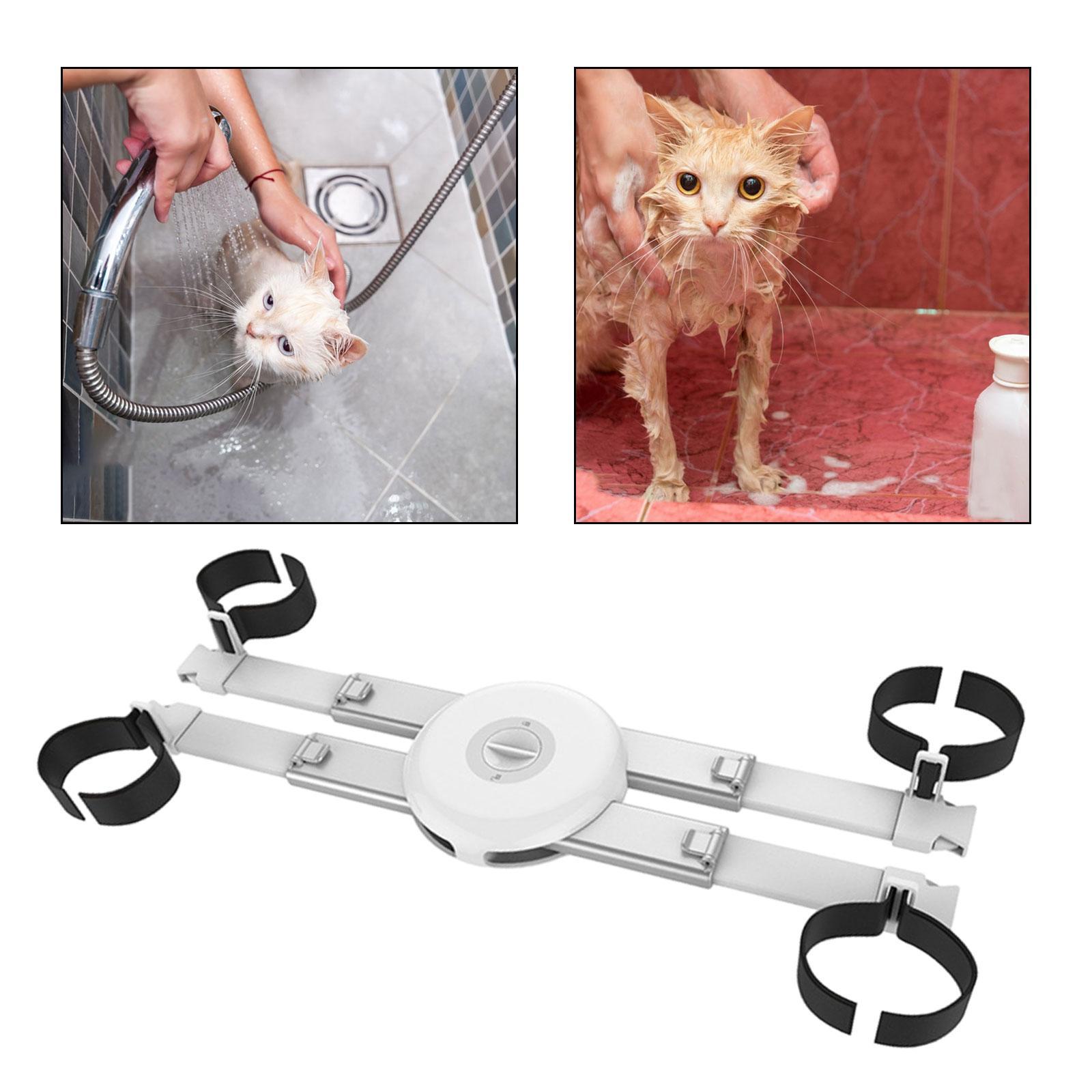 Hình ảnh Pet Fixing Bracket Retractable Pet Grooming Holder for Kitty Showering Puppy