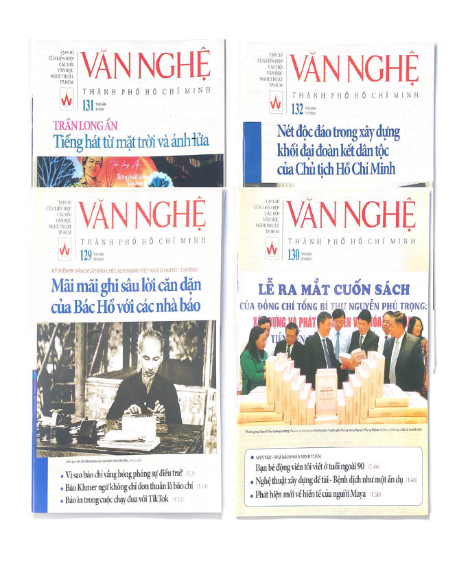 Tạp chí Văn Nghệ TP Hồ Chí Minh bộ 4 cuốn (số 129 - 132)
