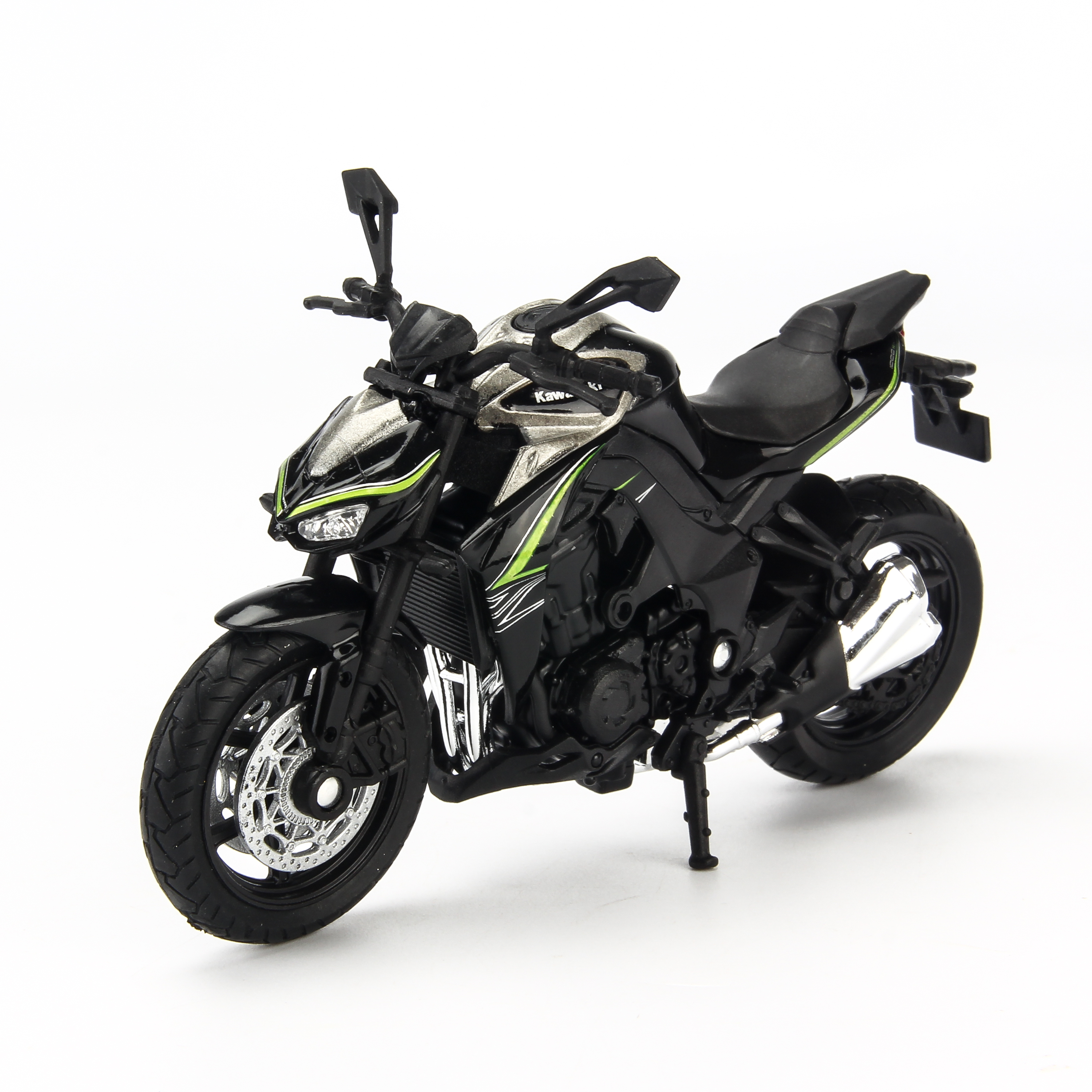 Mô hình xe mô tô Kawasaki Z1000 R Green 1:18 Welly - 12846W