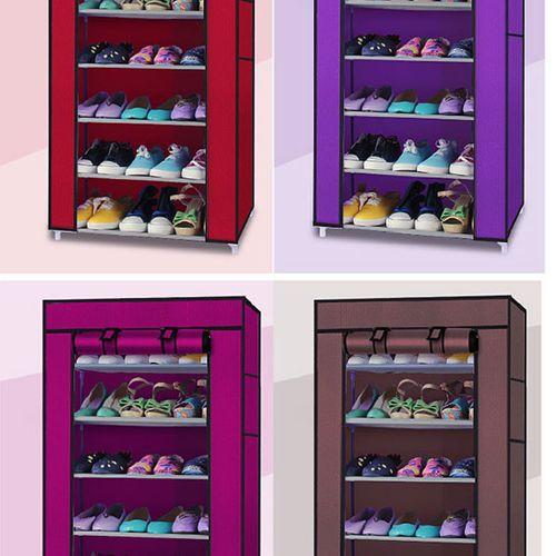 Tủ giày 7 tầng 6 ngăn cao cấp - HH080 Giao màu ngẫu nhiên