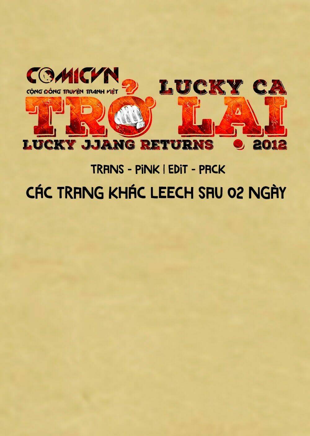 lucky ca trở lại - lucky jjang returns 2012 chapter 14 2