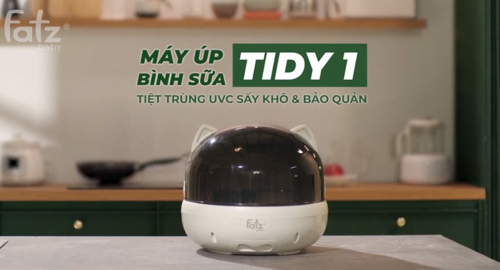 Máy úp bình sữa tiệt trùng uvc sấy khô và bảo quản Fatz baby - TIDY 1 - FB4628WM