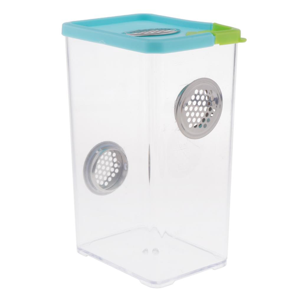 2-Pack Plastic Insect Spider Incubation Box Case Hatching Box Container