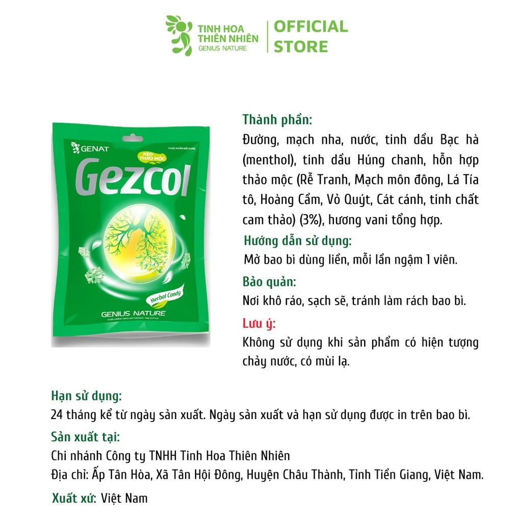 Combo 5 sản phẩm kẹo Genat - Kẹo thảo mộc Covitux, Gezcol , Genat Gừng, Genat chanh sả, viên ngậm Zalocol hỗ trợ giảm ho, giảm đờm, đau rát họng