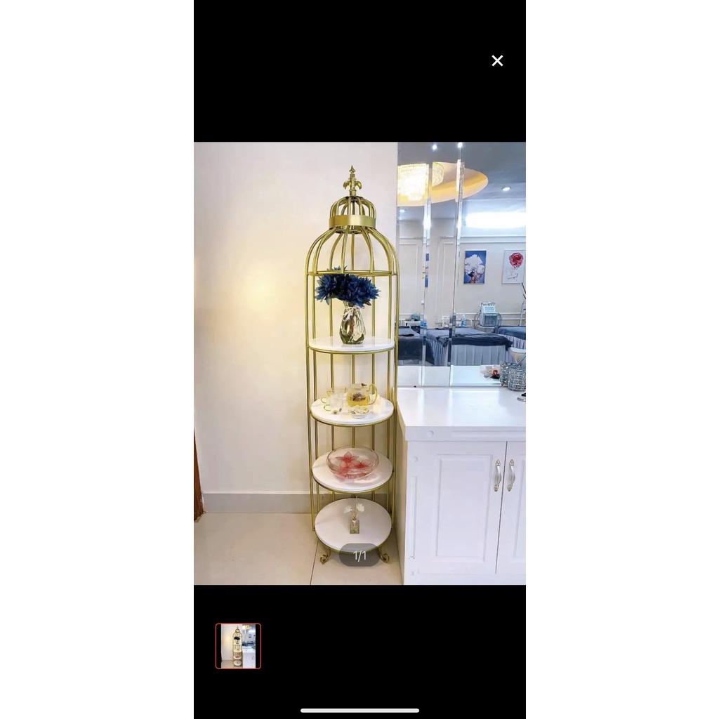 Kệ Decor Lồng Chim Sang Chảnh 1m60x40 SALE