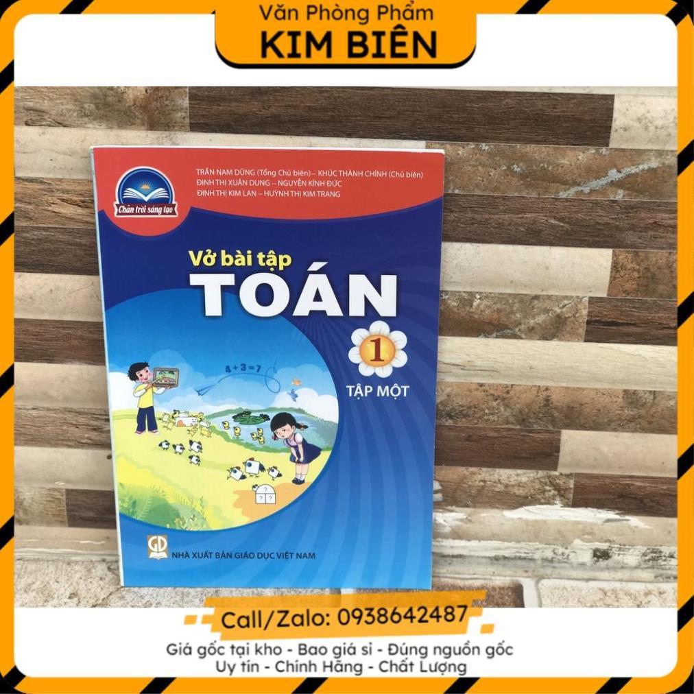 combo toán +vbt toán lớp 1 theo chân troi sáng tạo