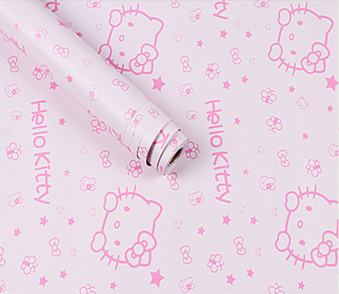 GIẤY DÁN TƯỜNG KHỔ 45CM X 10M HELLO KITTY