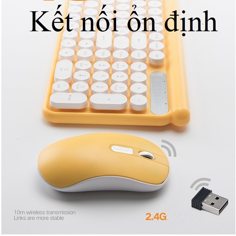 Bàn phím + chuột không dây cao cấp LT400 - Hàng cao cấp