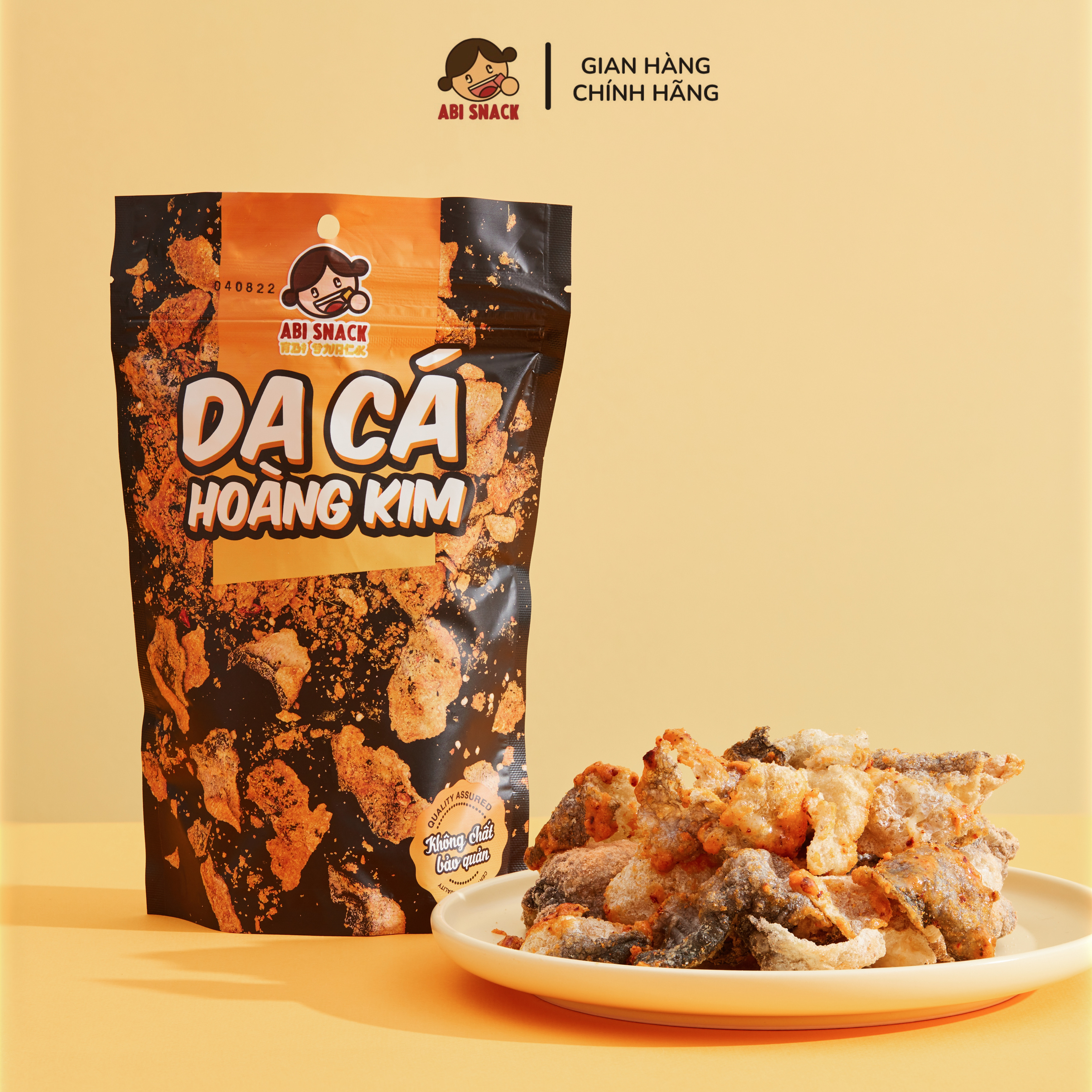 Da Cá Hoàng Kim - Da Cá Trứng Muối ABI SNACK