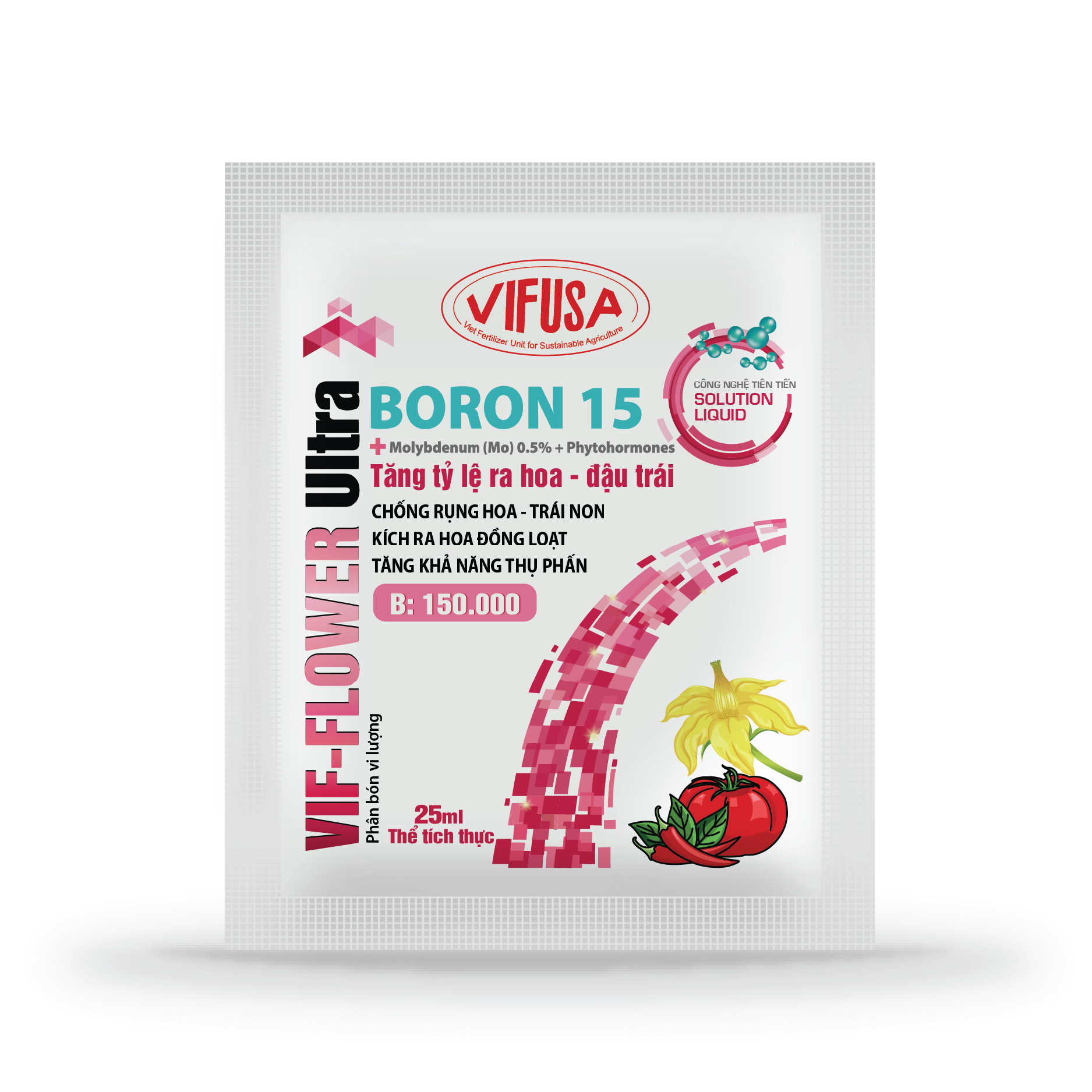 VIF-FLOWER Ultra - Phân bón Boron 15 gói 25ml