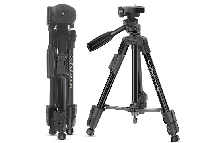 GIá Đỡ Chân Máy Ảnh 3 Chân Tripod Máy Ảnh Np-3170S Chân Máy Quay Xoay 360 Độ Kèm Remote TP'S