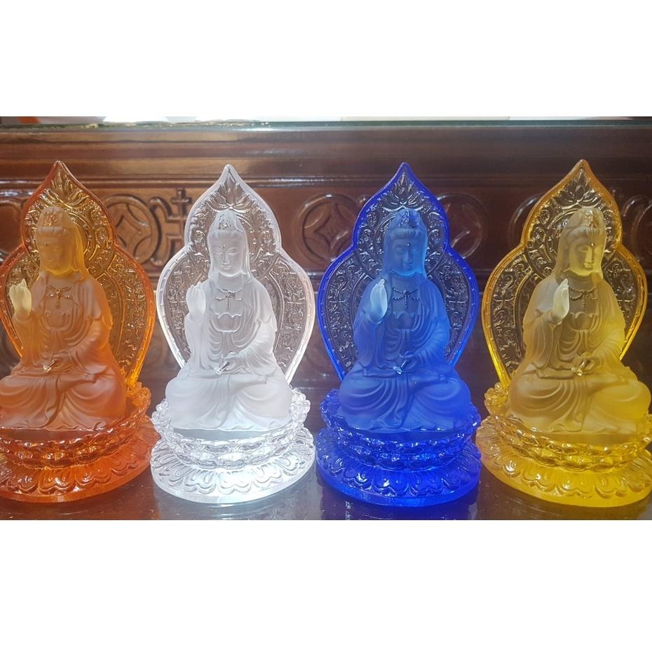 Tượng quan âm lưu li cao cấp để xe ôtô