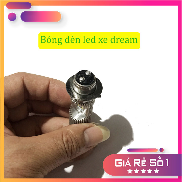 Đèn led , đèn pha xe máy dream wave siêu sáng