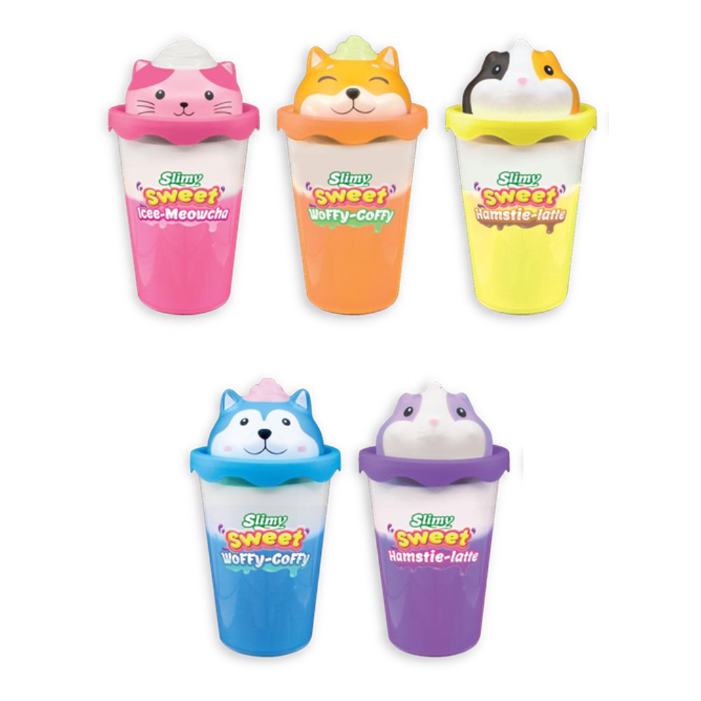 Đồ Chơi Slime Cà Phê Hamstie-Latte Với Squishy Màu Vàng Dẻo Đáng Yêu SLIMY 33529