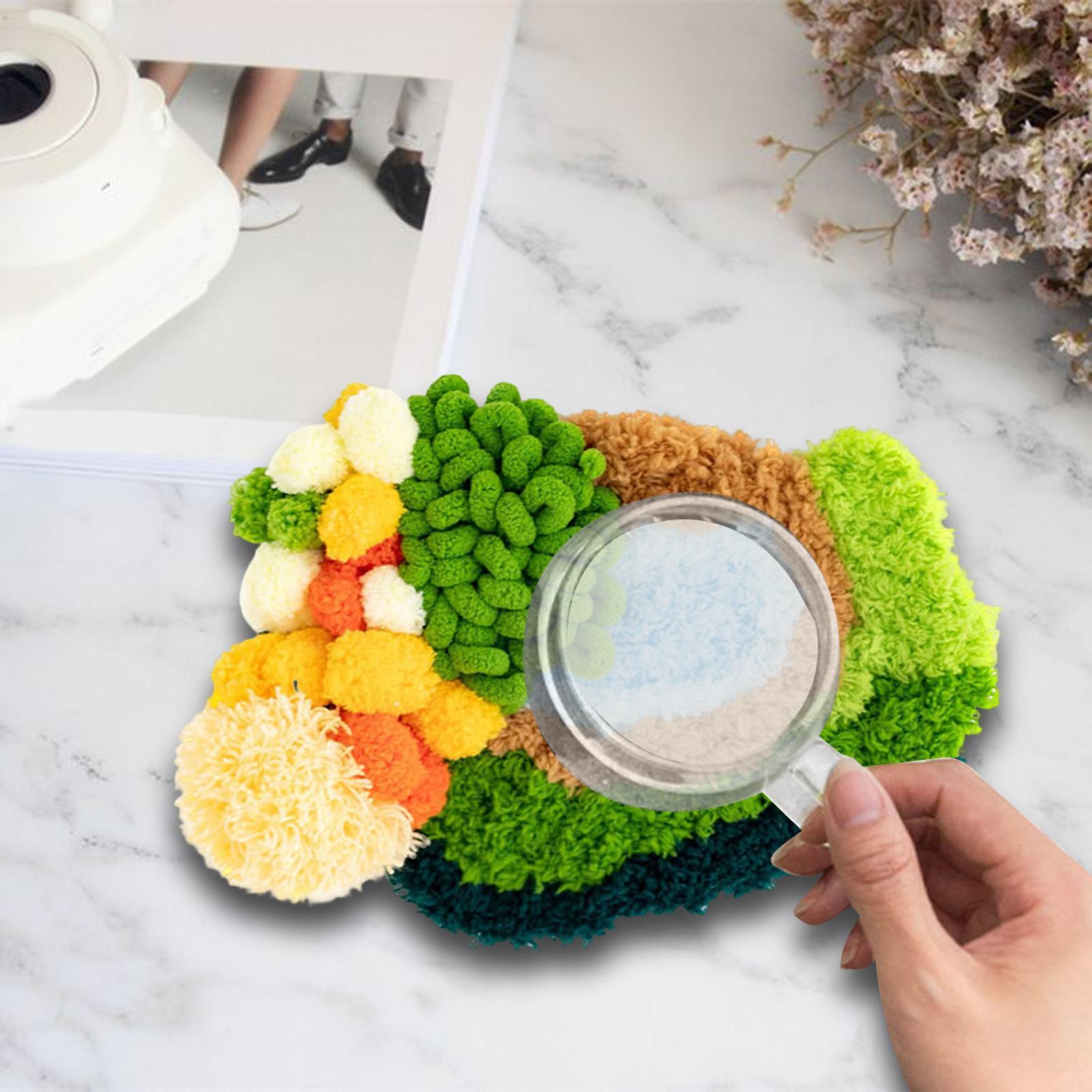 Punch Coasters Set Home Ornament Crafts DIY for Kids Beginners Adults