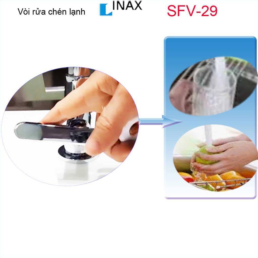 Vòi bếp lạnh , vòi rửa chén lạnh, vòi chậu chén bát Inax Nhật Bản SFV-29