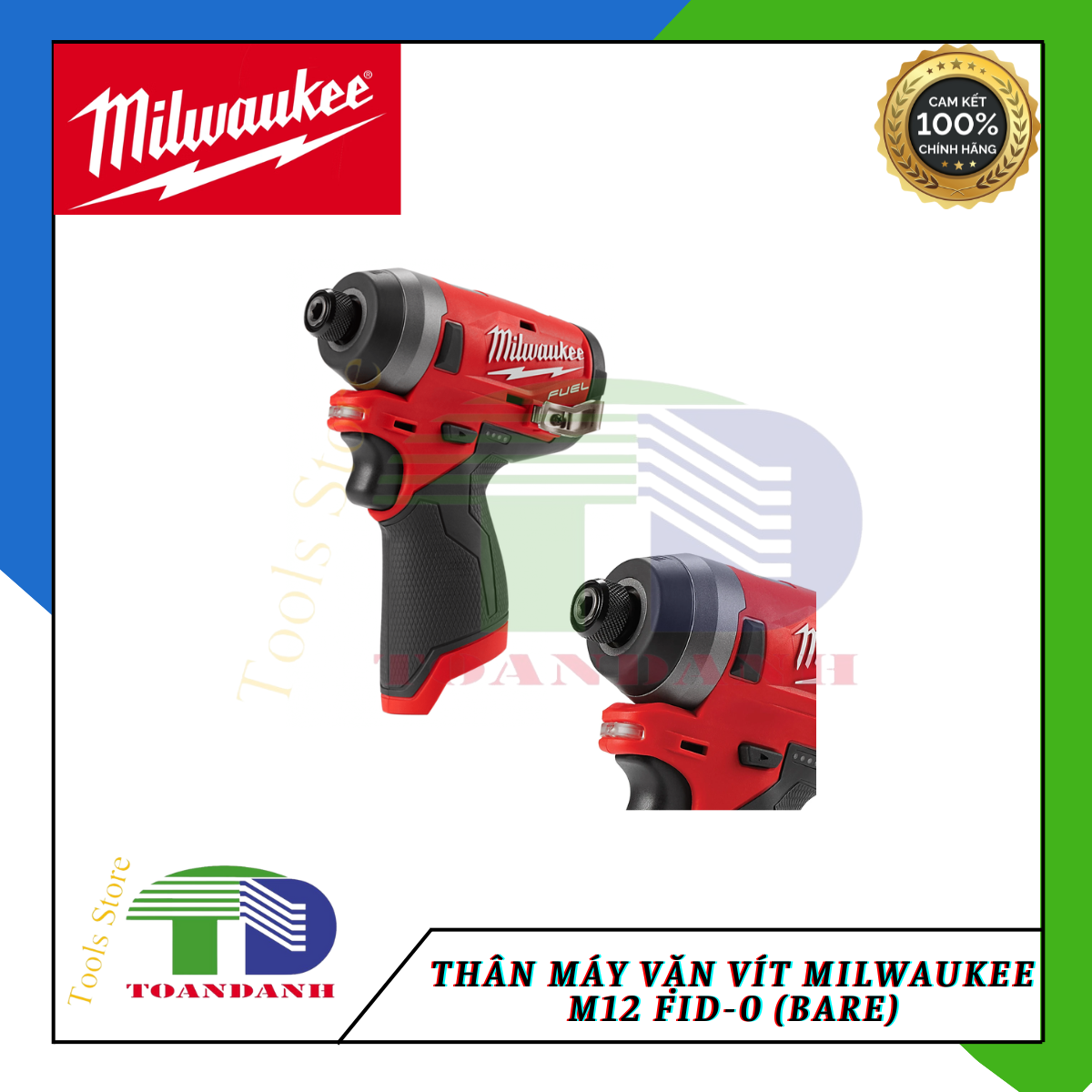 Thân Máy vặn vít Milwaukee M12 FID-0 (bare)