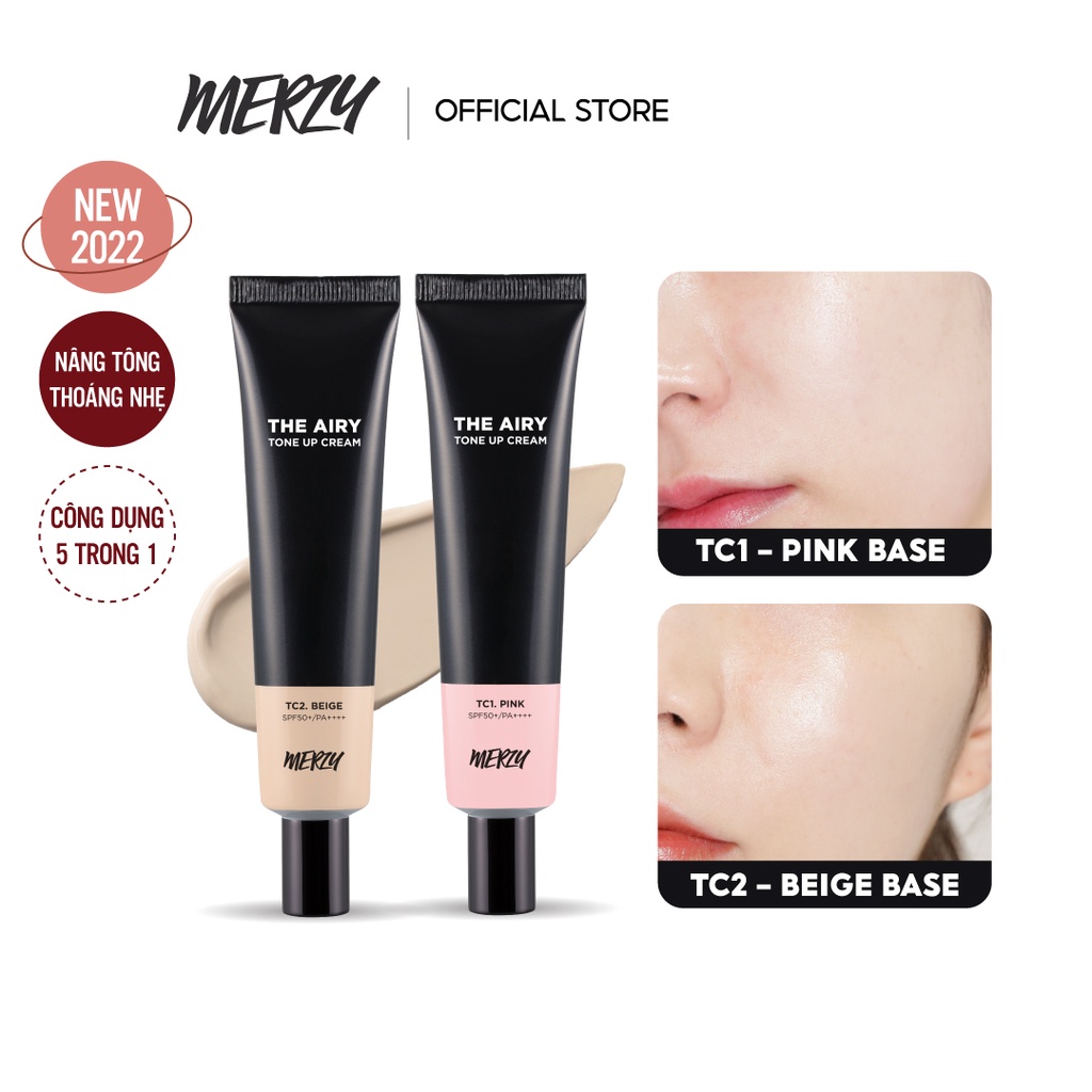 [New] Kem Nâng Tone Merzy The Airy Tone Up Cream 40g