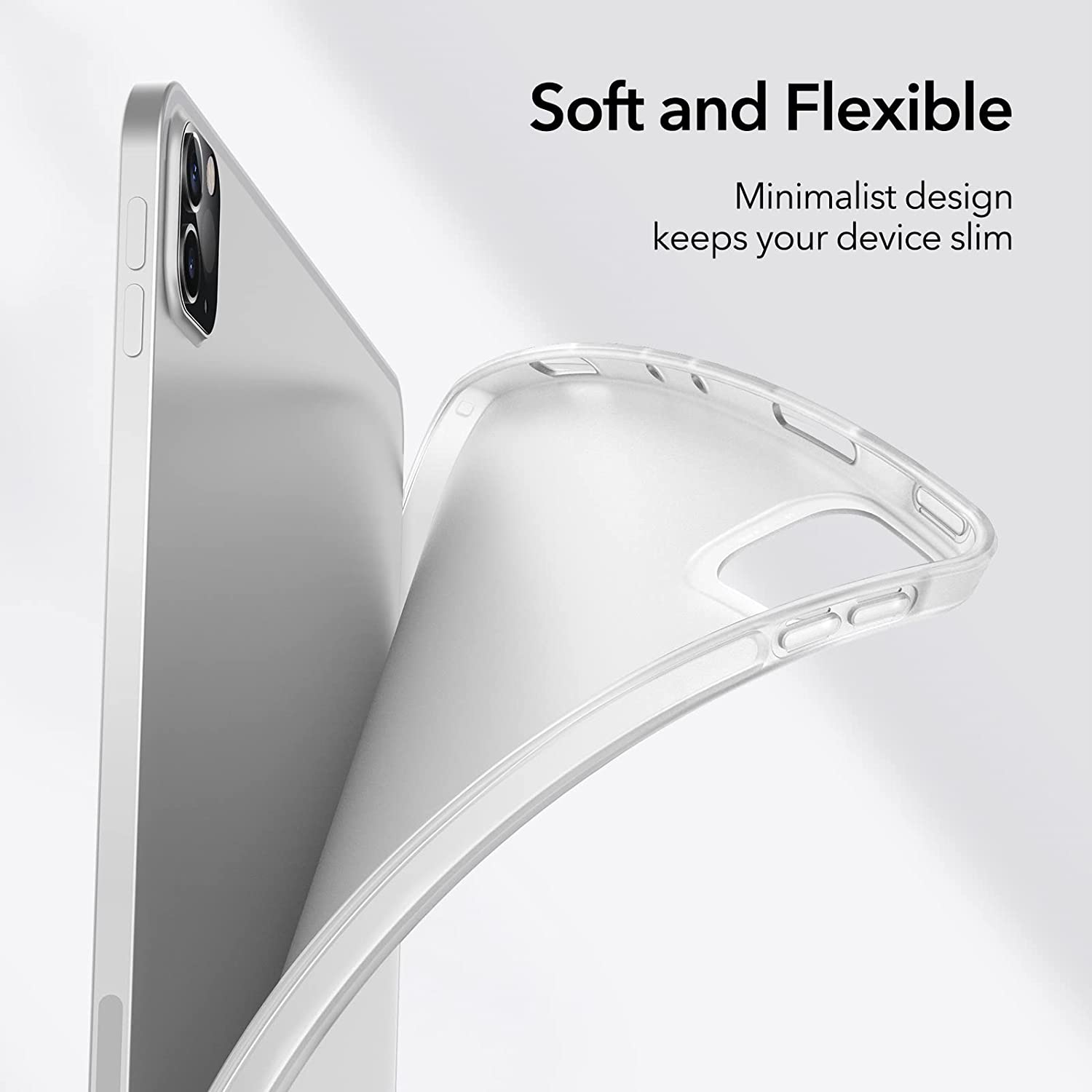Ốp lưng trong suốt cho iPad Pro 11 inch 2022/2021 ESR Project Zero Soft Case - Hàng Chính Hãng