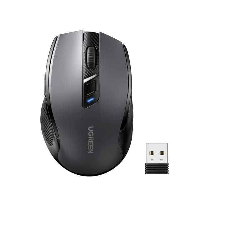 Ugreen UG90855MU006TK 4000dpi 2.4Ghz Bluetooth Chuột không dây + Bluetooth Ergonomic Mouse không kèm pin AA - HÀNG CHÍNH HÃNG