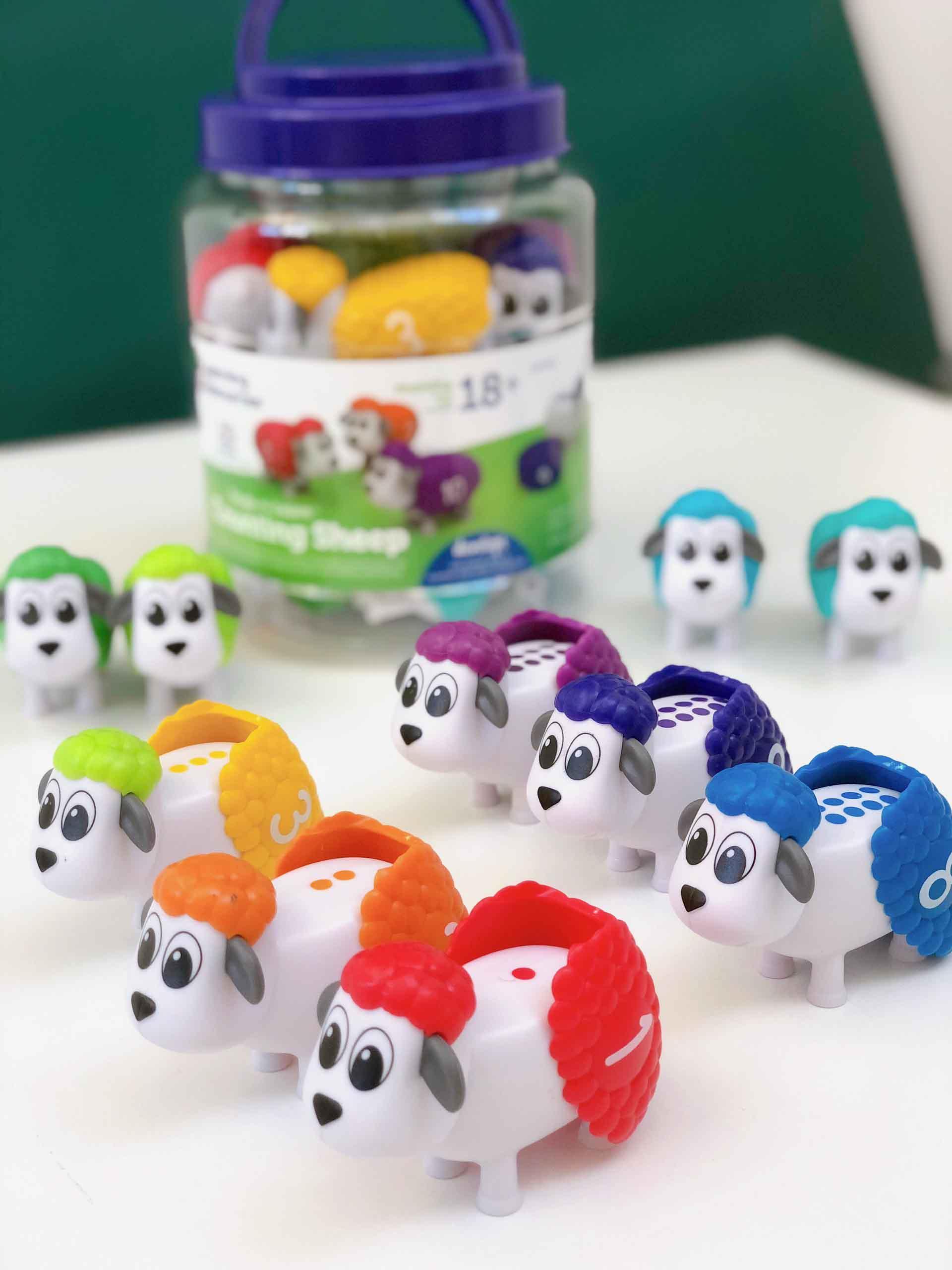 Learning Resources Bộ đồ chơi học đếm cừu - Snap-n-Learn Counting Sheep