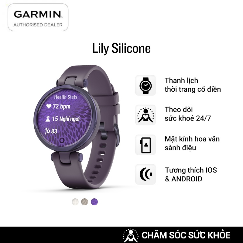 Đồng Hồ Thông Minh Garmin Lily - Hàng Chính Hãng