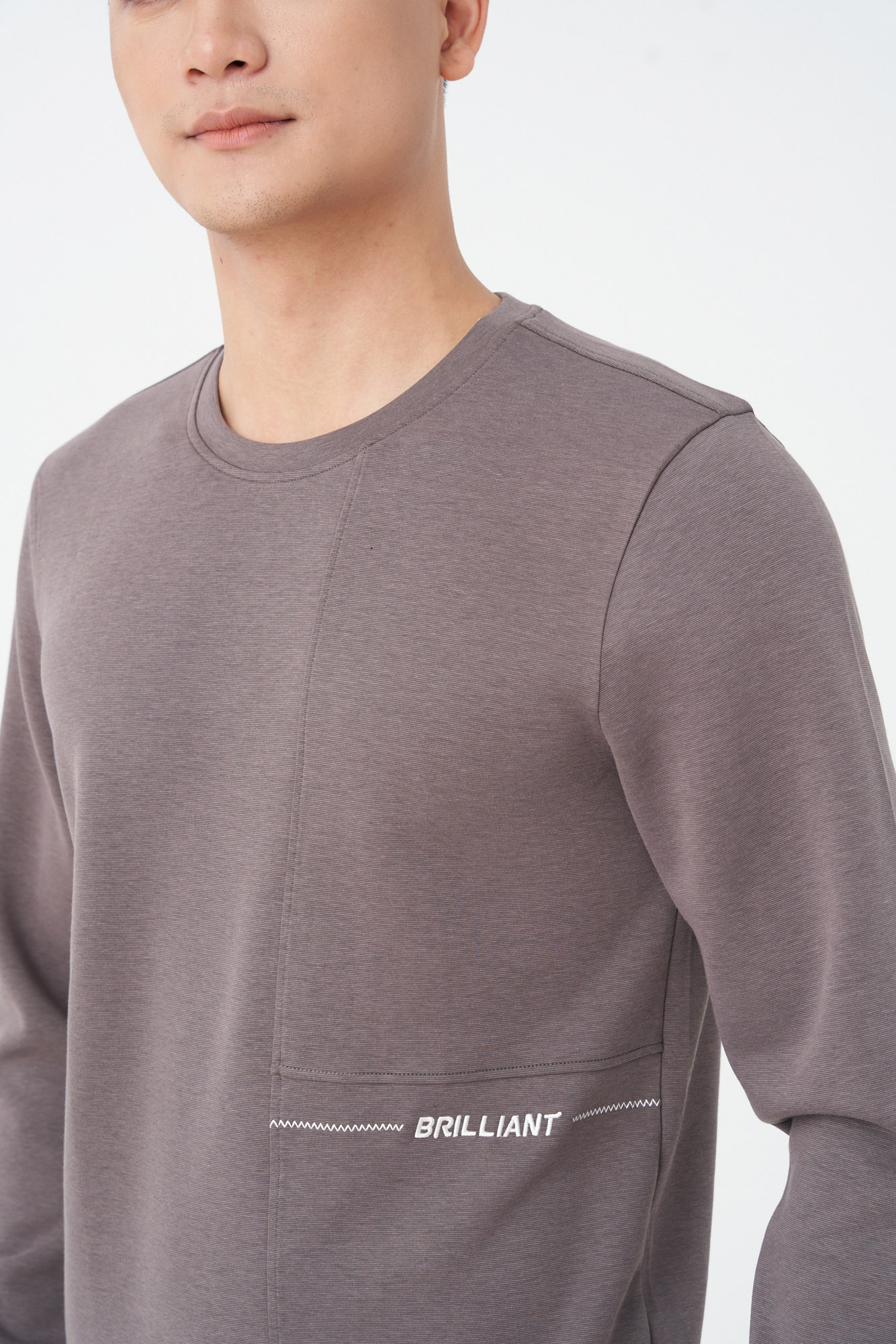 Áo Sweater Nam 5S FASHION Chất Nỉ Dày Dặn, Phom Ôm Vừa Vặn, Họa Tiết Thêu Nổi Bật, Màu Sắc Dễ Mặc