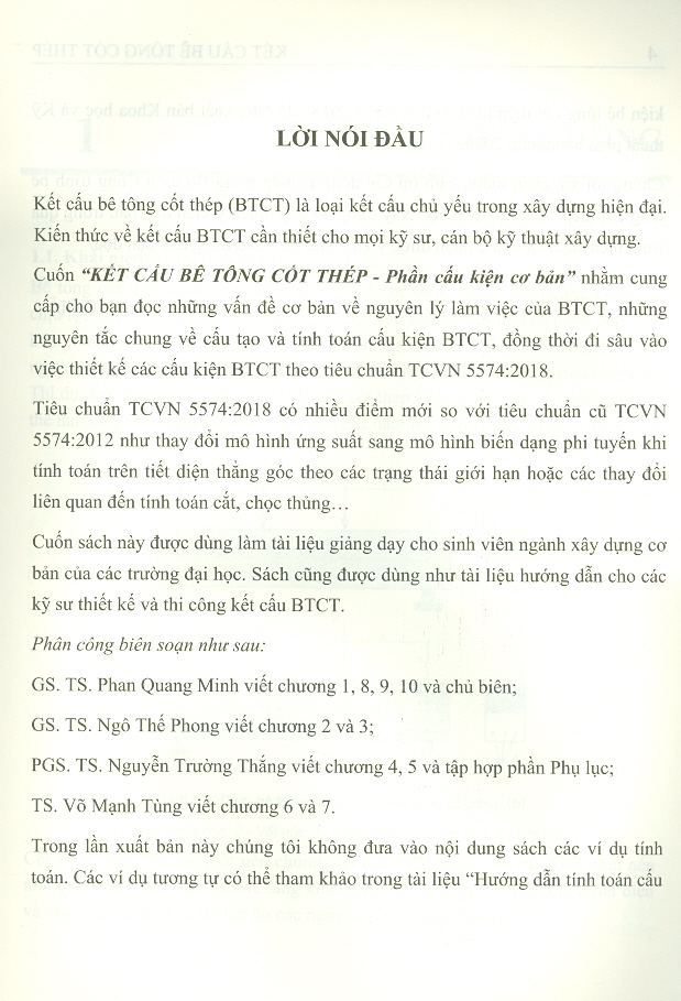 Kết Cấu Bê Tông Cốt Thép - Phần Cấu Kiện Cơ Bản