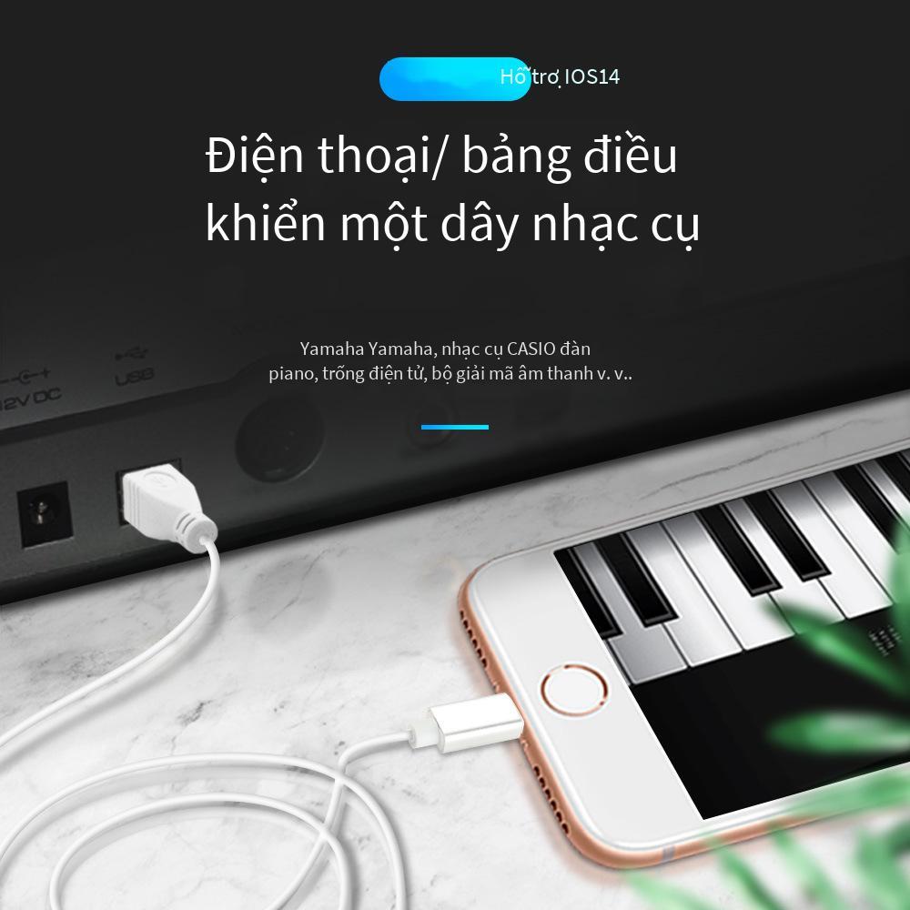 Giá tốt nhất phù hợp với hệ thống trống piano điện tử ios14 mới của Apple Cáp chuyển dữ liệu OTG kết nối iPad/iphone