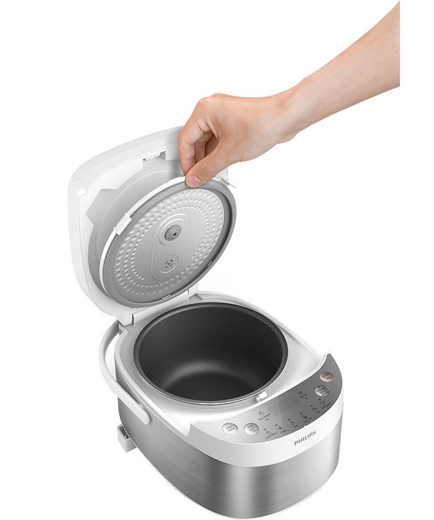 Nồi Cơm Điện Tử Mini Philips 0.85 lít HD3170/66 - Hàng Chính Hãng
