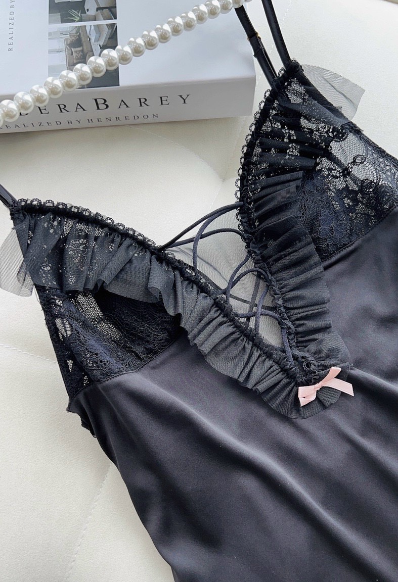 Váy Ngủ Đan Chéo Dây Quyến Rũ - B.Lingerie