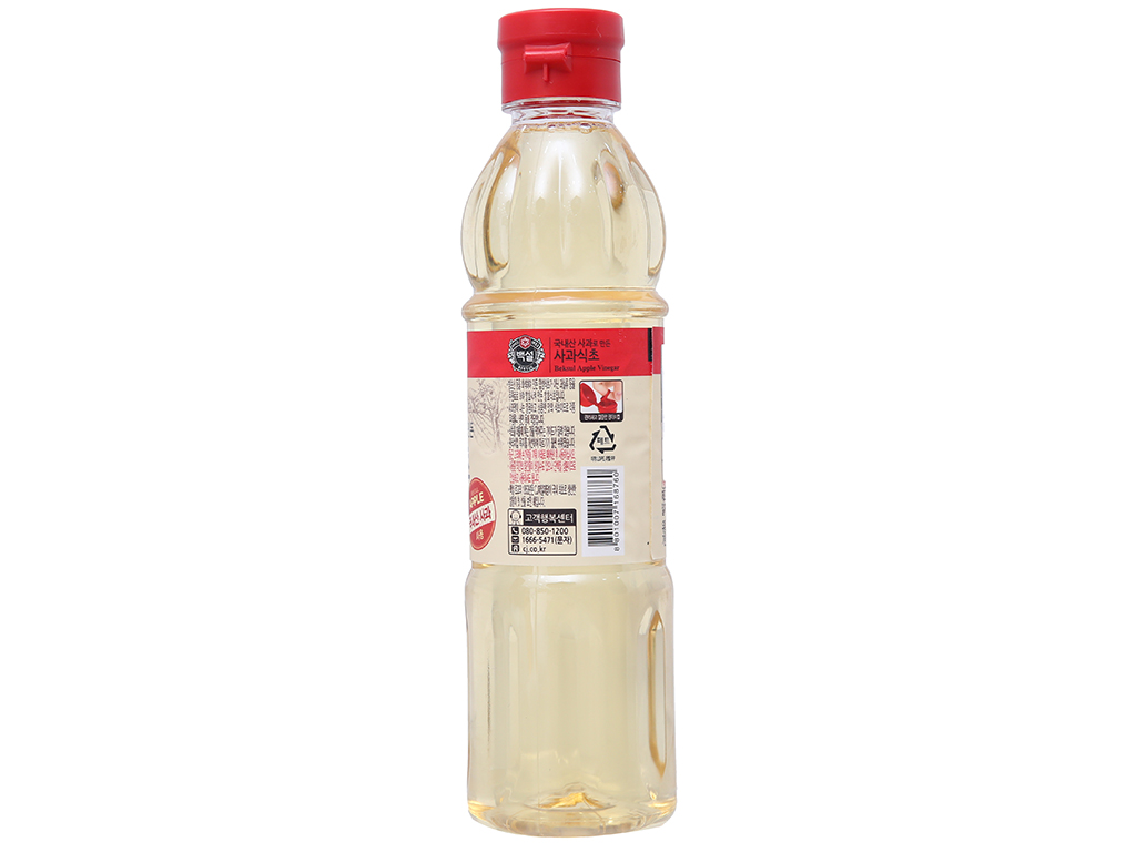 Giấm táo CJ Beksul Hàn Quốc chai 500ml