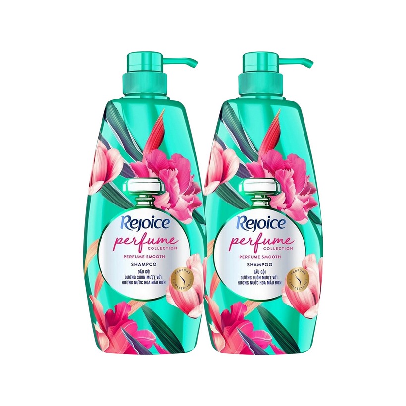 Combo 2 Dầu Gội REJOICE Fraya Hương Hoa Mẫu Đơn 650g/632,3ml