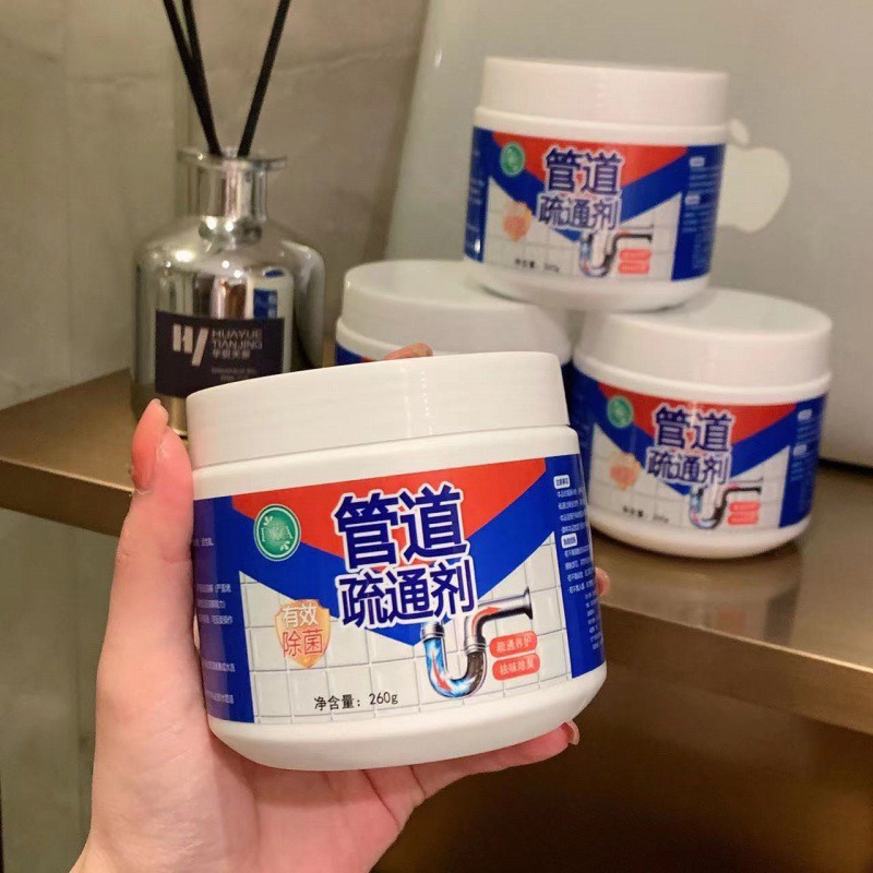 Bột Thông Tắc Cống Thần Thánh Hương Chanh Bạc Hà Cực Mạnh